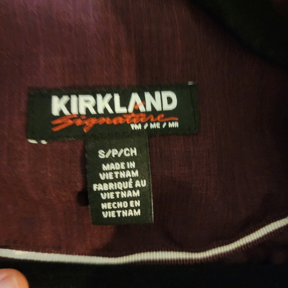 Kirkland Signature Ladies' Trench Coat Purple Lightweight Water Resistant - Picture 12 of 12